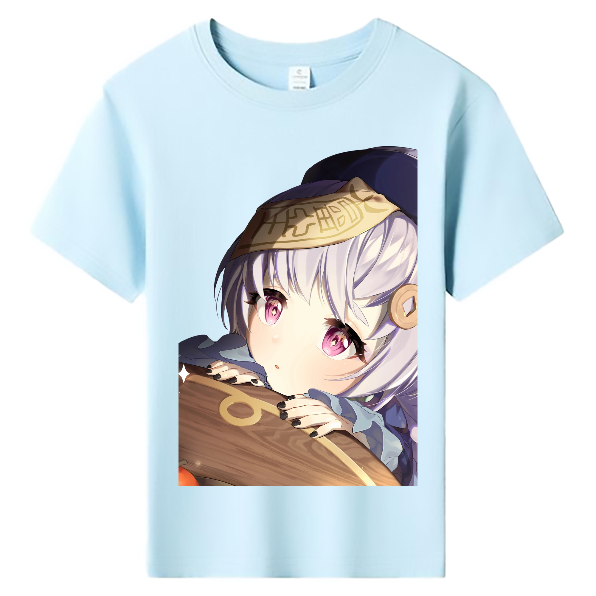 げんし神 七七 なな  genshin Nana 綿100％キッズTシャツ（フロントプリント）